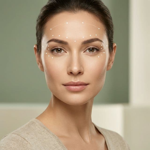 Anti Wrinkle Injections treatment areas and results - Image 1
